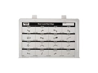 Dorman Autograde Door Lock Rod Clip Tech Tray with 80 Piece Assortment and Visual Guide 030-209