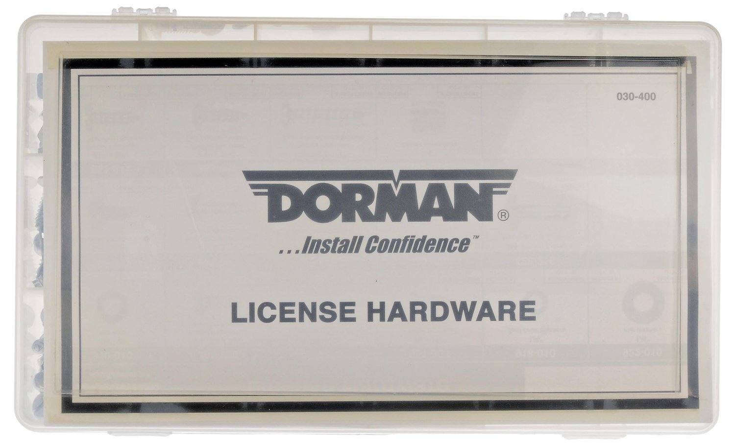 Dorman Automotive Maintenance Tech Trays - License Plate Fasteners