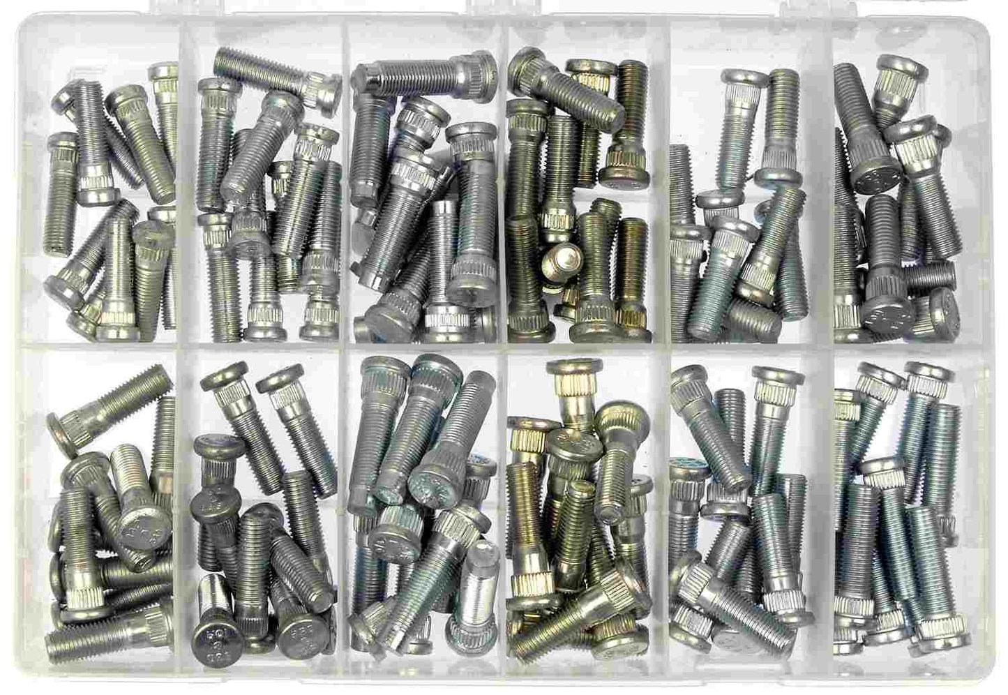 Dorman Autograde Wheel Lug Stud Tech Tray with 12 SKUs and Visual Guide 030-612