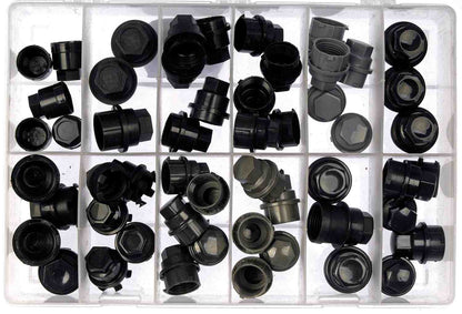 Dorman Autograde Wheel Nut Cover Tech Tray 12 Skus with Lightweight Tray