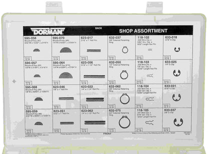 Dorman Autograde 900 Piece Hardware Assortment for Automotive Household and Industrial Repairs 030-630