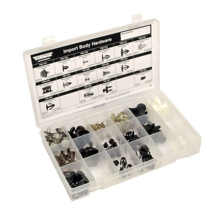 Dorman Autograde Body Retainer Tech Tray with 195 Piece Assortment for Automotive Repair 030-724