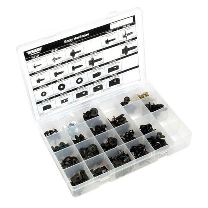Dorman Autograde Body Hardware Assortment with Metric Bolts and Nuts in Reusable Tray 030-726