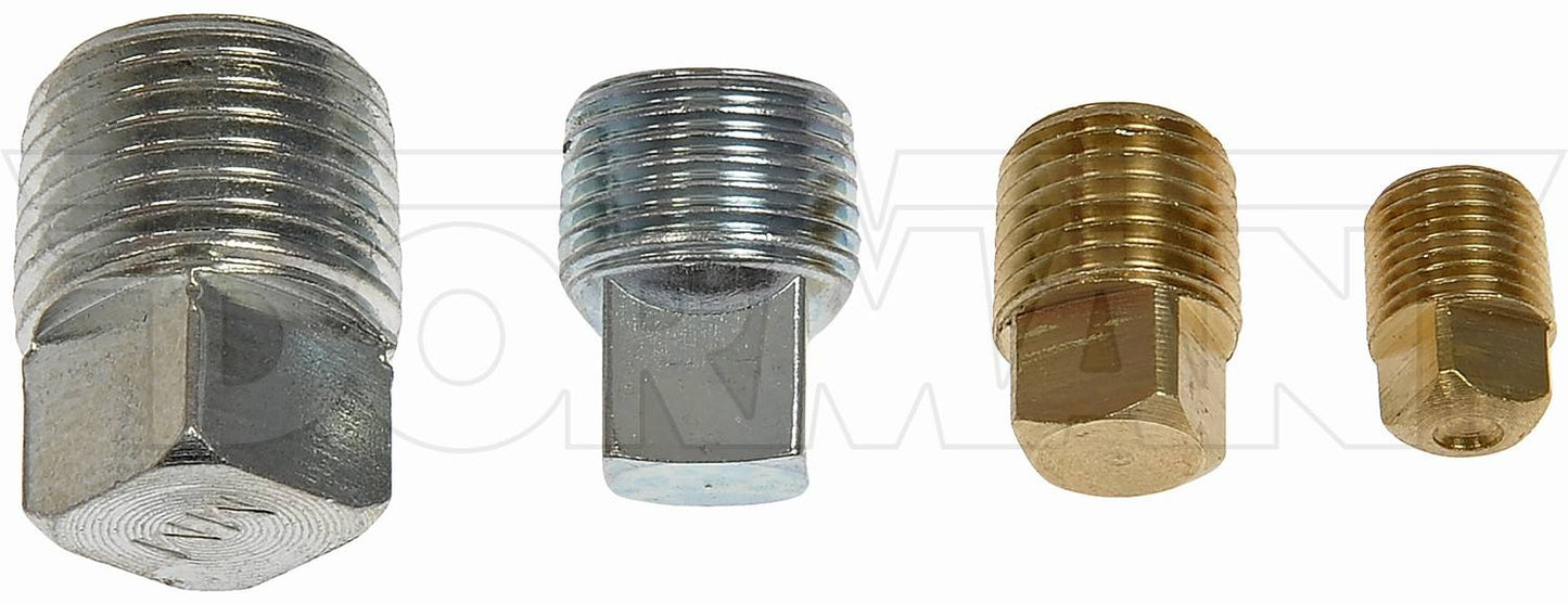 Dorman Pipe Plug Assortment 1/8 1/4 3/8 1/2 with Corrosion-Resistant Material 090-000CD