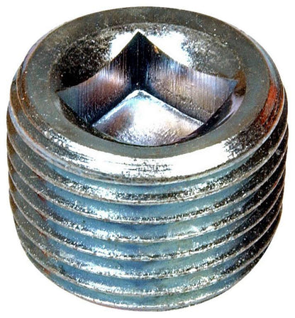 Dorman Autograde Pipe Plug Carbon Steel Square Head 1/2-14 NPT 3/8 In Head Size 5 Pack 090-100