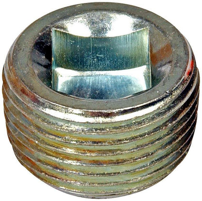 Dorman Autograde Pipe Plug 3/4-14 NPT Square Head 1/2 Inch for Fluid System Repair 090-101