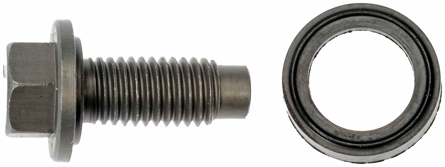 Dorman Autograde Engine Oil Drain Plug Pilot Point With Gasket M12-1.75 Head Size 15MM for Ford Lincoln Mazda Mercury
