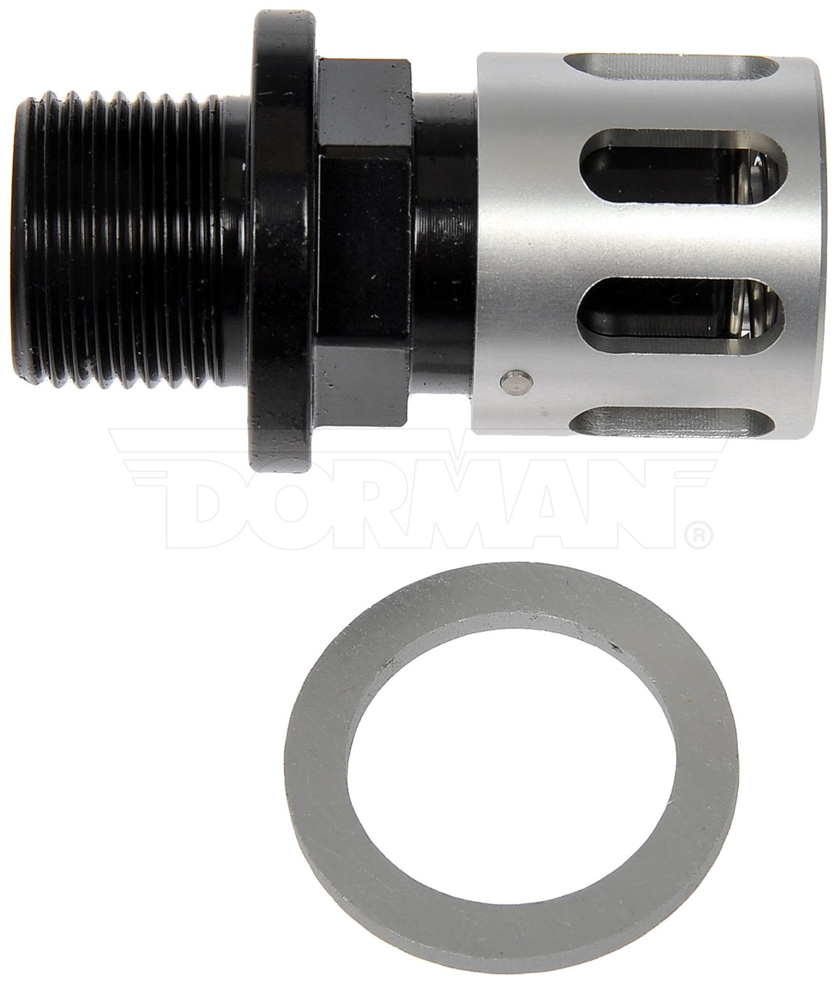 Dorman - Autograde Engine Oil Drain Plug Twist Drain Solution with Custom Tapered O‑Ring