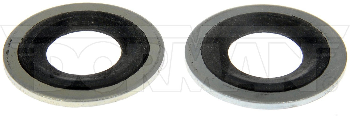 Dorman - Autograde Engine Oil Drain Plug Gasket Metal/Rubber with 1/2 M12 for 2000-92 General Motors 1998-75 General Motors 1995-91 Isuzu