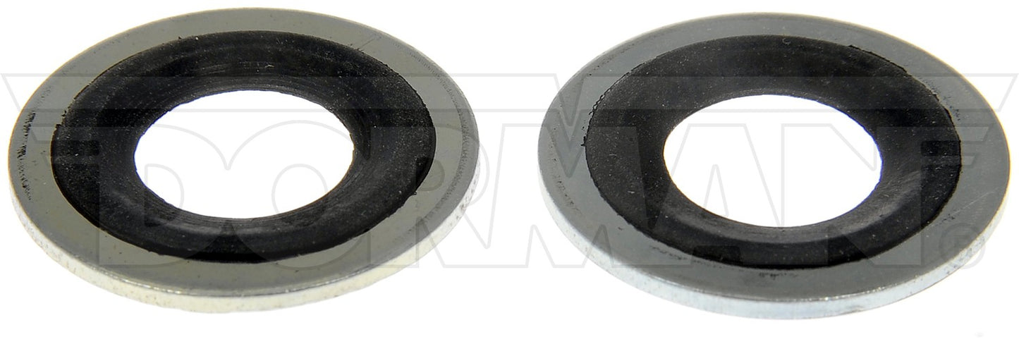 Dorman - Autograde Engine Oil Drain Plug Gasket Metal/Rubber with 1/2 M12 for 2000-92 General Motors 1998-75 General Motors 1995-91 Isuzu