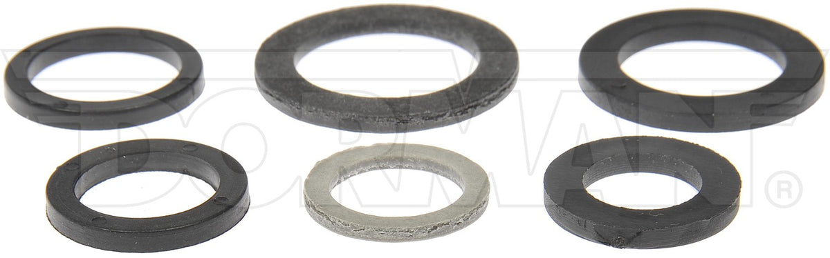Dorman - Autograde Engine Oil Drain Plug Gaskets Fiber with Visual Reference Guide