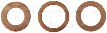 Dorman - Autograde Engine Oil Drain Plug Gaskets Copper with Visual Reference Guide for M12 M14 M16.4 097-834CD