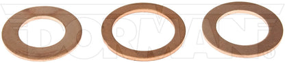 Dorman - Autograde Engine Oil Drain Plug Gaskets Copper with Visual Reference Guide for M12 M14 M16.4 097-834CD