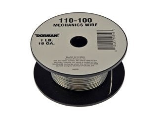 Dorman Autograde 18 Gauge Mechanics Wire 1 Pound Spool for Automotive and Industrial Use 110-100