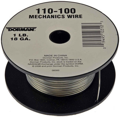 Dorman Autograde 18 Gauge Mechanics Wire 1 Pound Spool for Automotive and Industrial Use 110-100