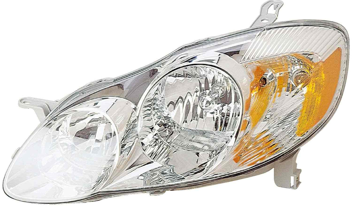 Dorman Headlight Assembly with Easy Installation for 2004-2003 Toyota Corolla 1590890