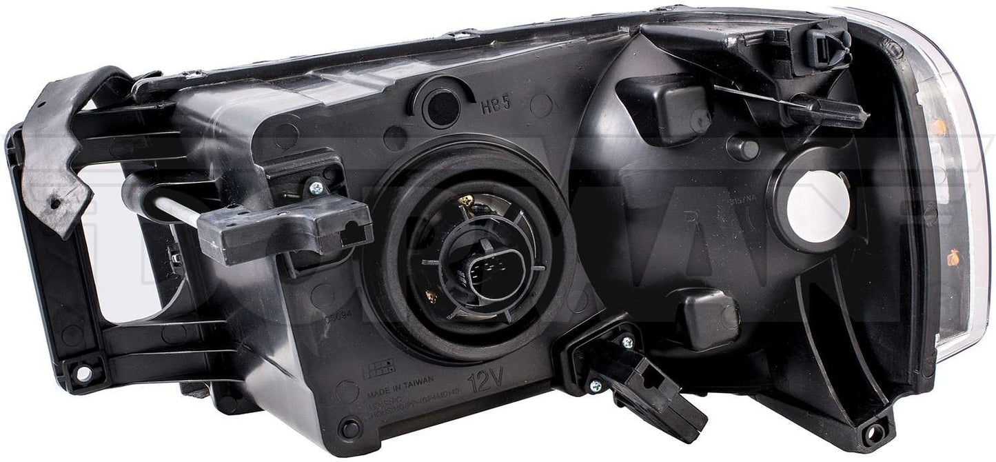 Dorman Headlight Assembly Reverse Engineered for 2005 Dodge Ram 1500 2005-02, 2500 2005-03, 3500 2005-03 1591064