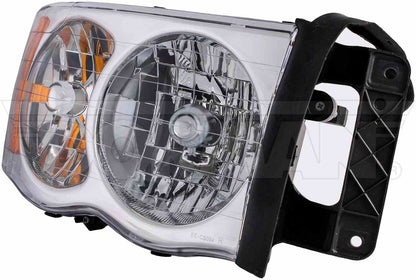 Dorman Headlight Assembly Reverse Engineered for 2005 Dodge Ram 1500 2005-02, 2500 2005-03, 3500 2005-03 1591064