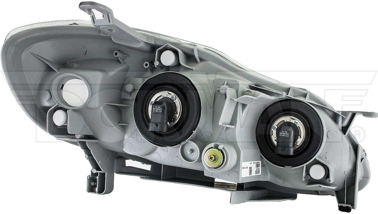 Dorman Headlight Assembly with Original Fit for 2008-2009 Toyota Corolla 1591165
