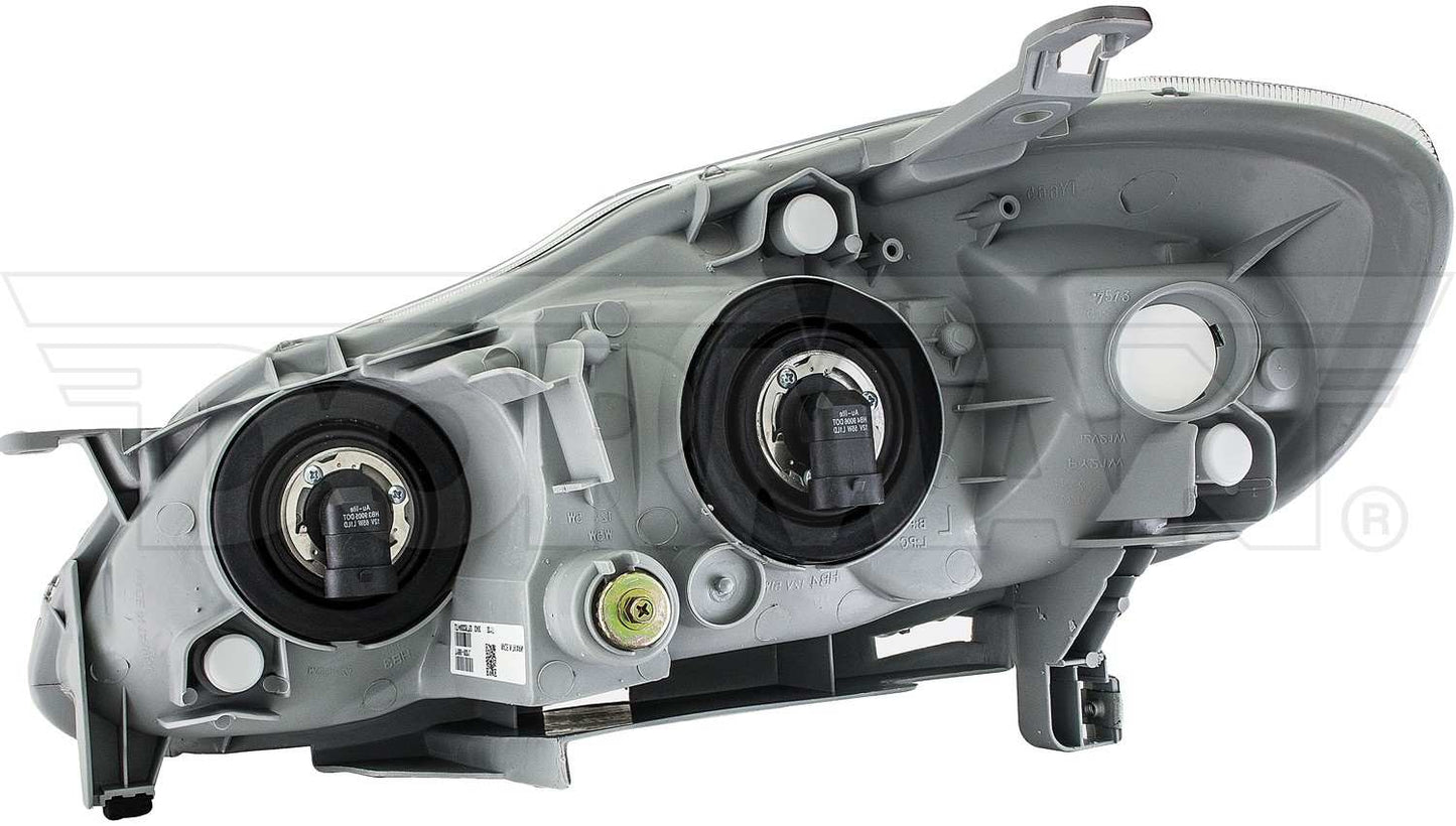 Dorman Headlight Assembly with Easy Installation for 2008-2015 Toyota Corolla
