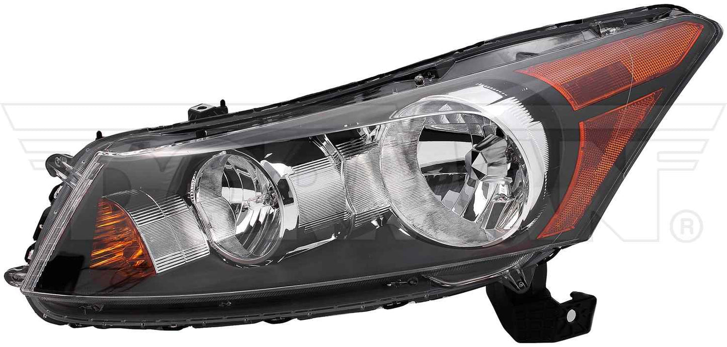 Dorman Headlight Assembly with Easy Installation for 2008-2012 Honda Accord