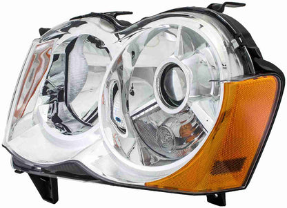 Dorman Left Headlight Assembly with Easy Installation for 2008-2010 Jeep Grand Cherokee 1592285