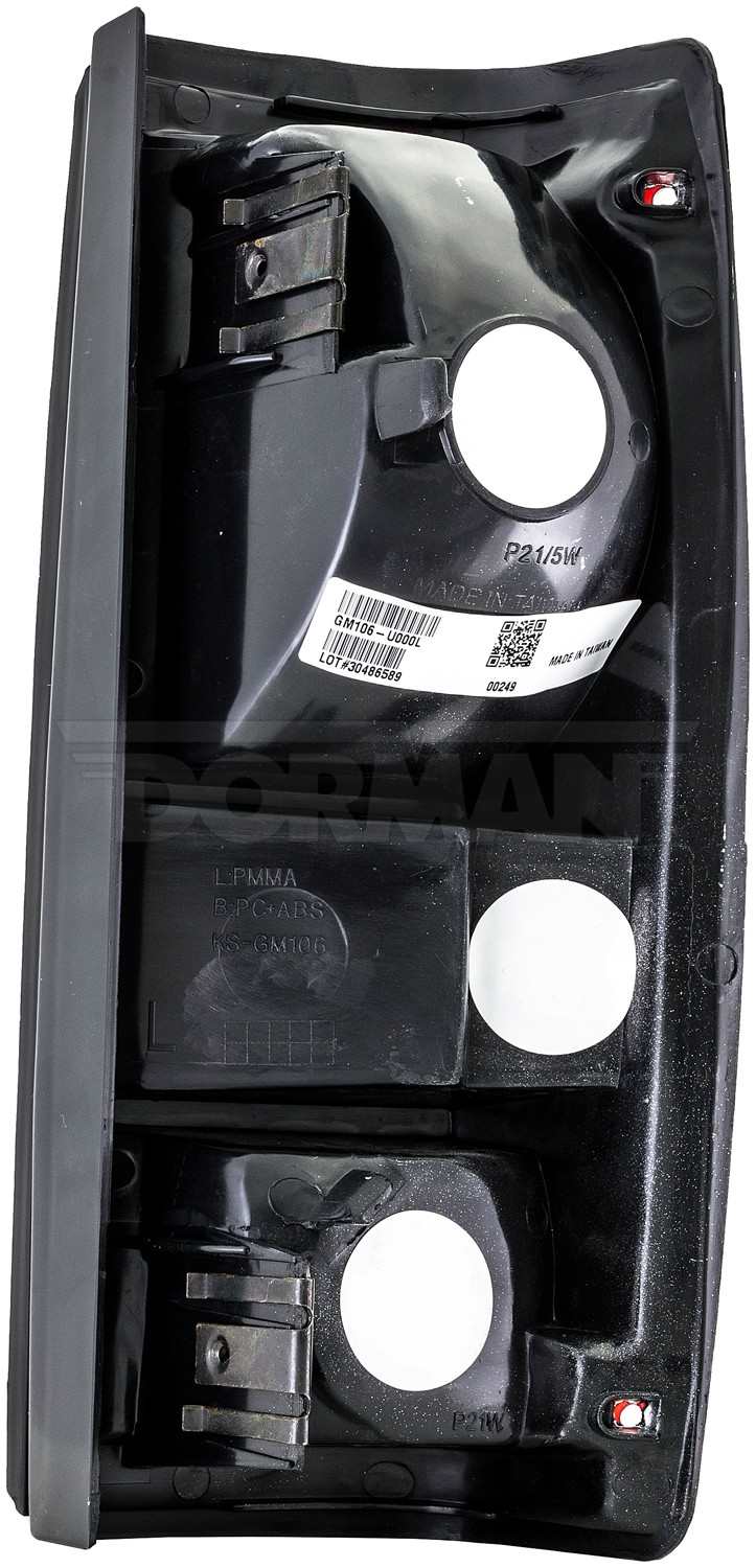 Dorman Tail Light Assembly for Chevrolet S10 1993-1982, GMC S15 1990-1982, GMC Sonoma 1993-1991 1610072