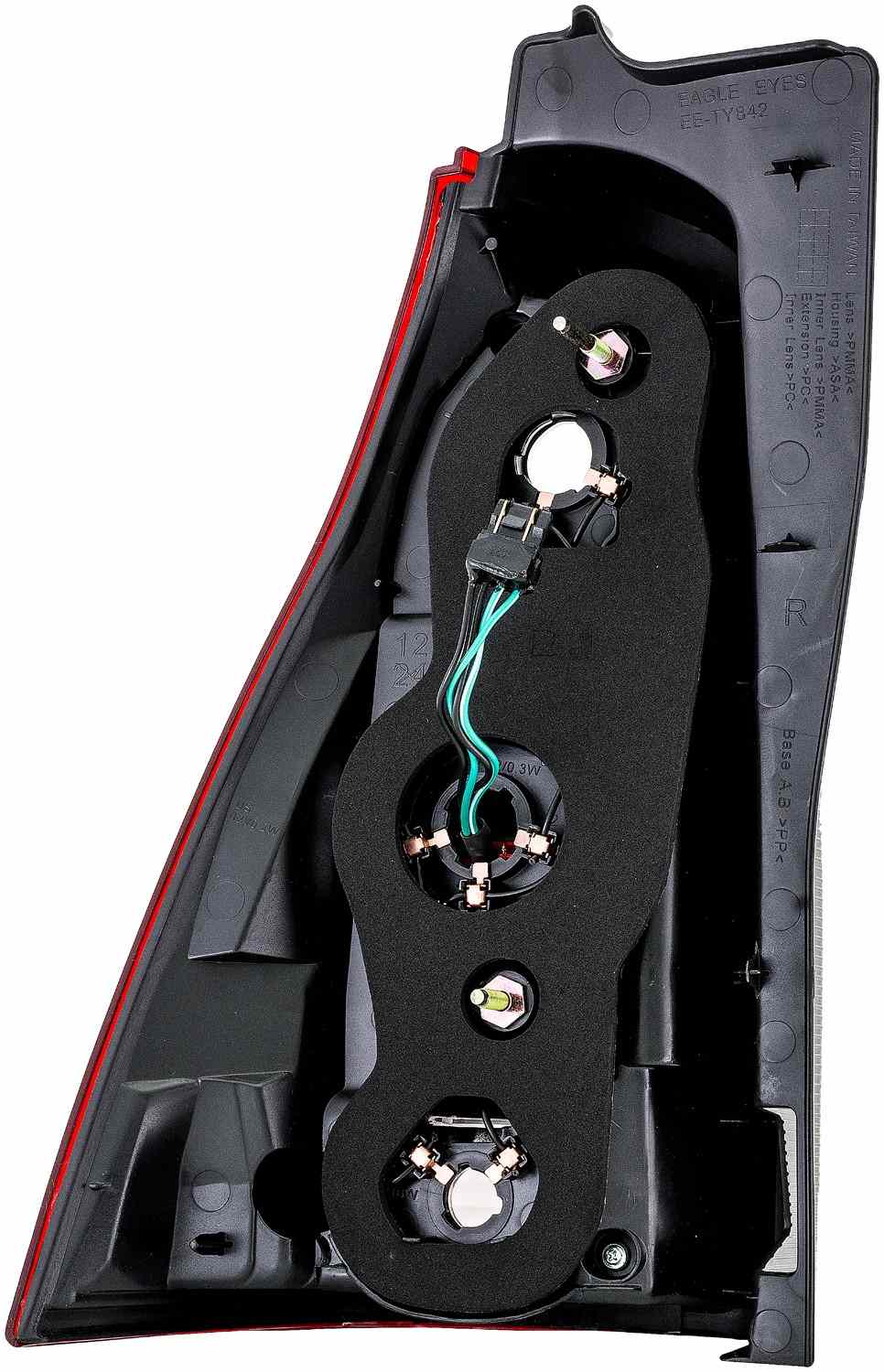 Dorman Tail Light Assembly with Easy Installation for 2006-2009 Toyota 4Runner 1611279