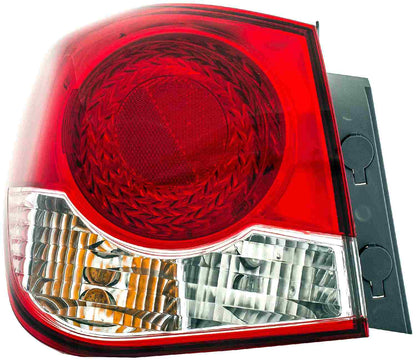Dorman Tail Light Assembly Left with Easy Installation for 2015-2016 Chevrolet Cruze 1611612