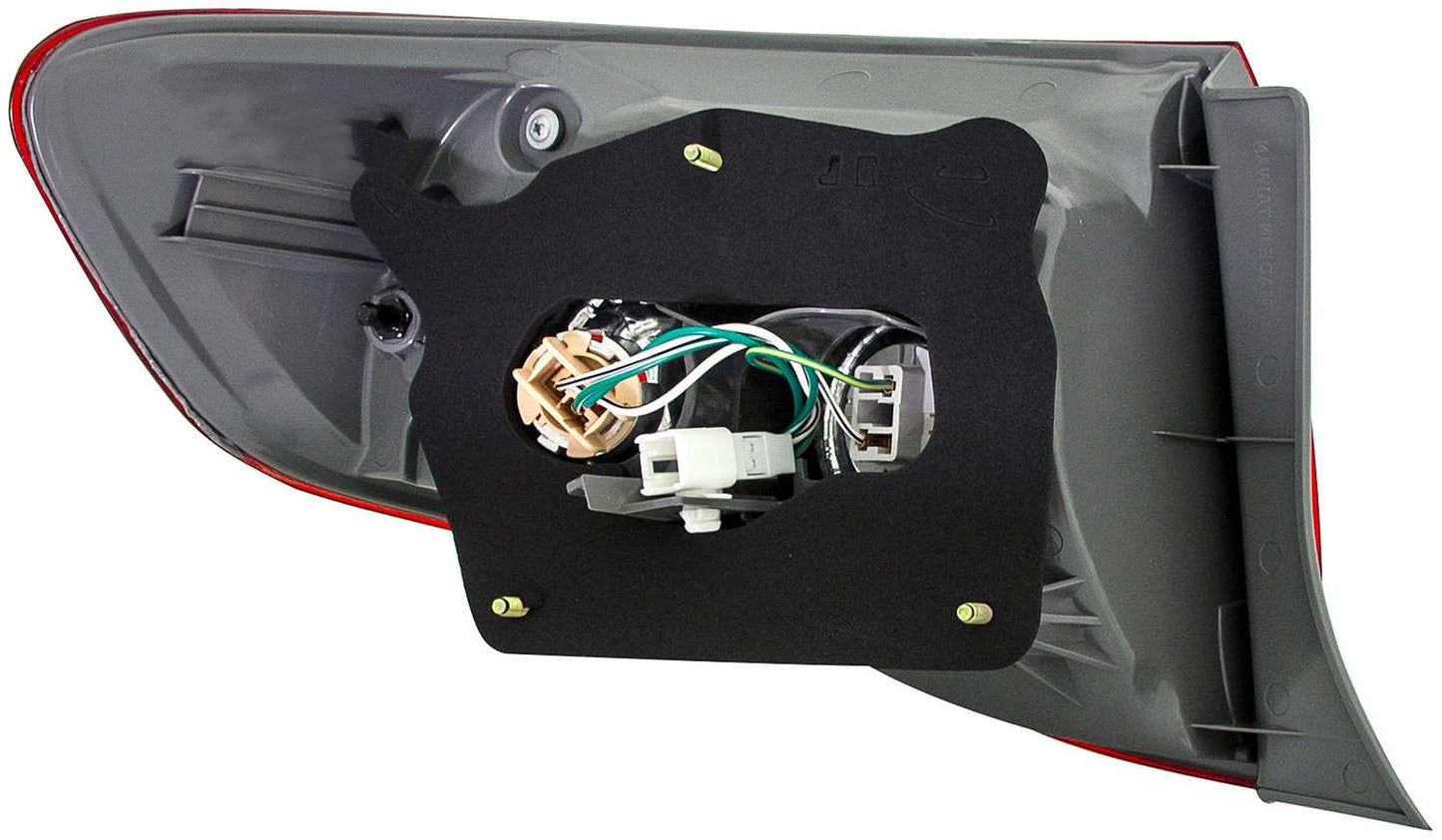 Dorman Tail Light Assembly Right with Easy Installation for 2009-2010 Toyota Corolla 1611649
