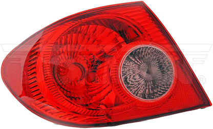 Dorman Tail Light Assembly with Exact OEM Dimensions for 2008-2005 Toyota Corolla & Matrix 1611717