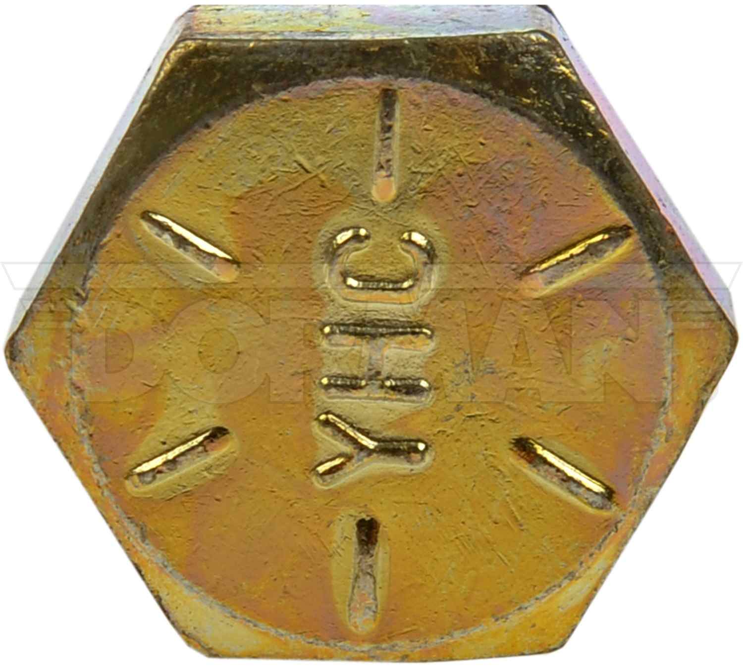 Dorman Bolts, Hex-Head, Grade 8, Zinc Plated, 1/2 in.-13 Thread, 3.500 in. Le