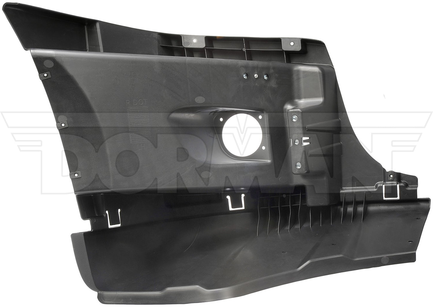 Dorman - HD Solutions Bumper Cover Reinforcement Left Hand with Fog Light Holes for 2008-2017 Freightliner Cascadia 242-5274