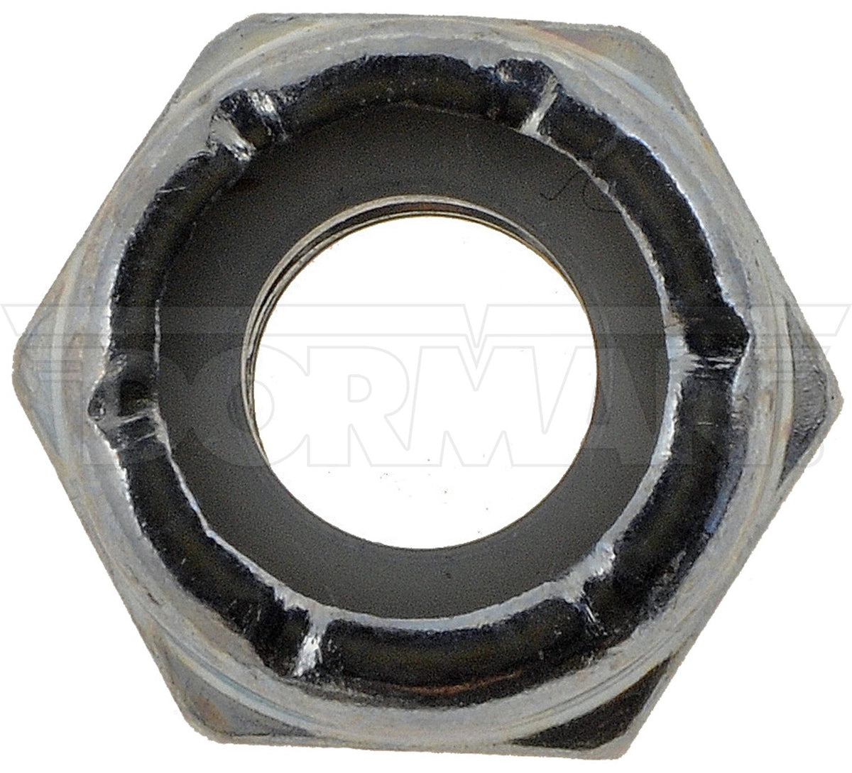 Dorman Autograde Hex Lock Nuts with Nylon Ring Grade 2 Thread Size 1/4-20 In for Automotive Repair 250-010