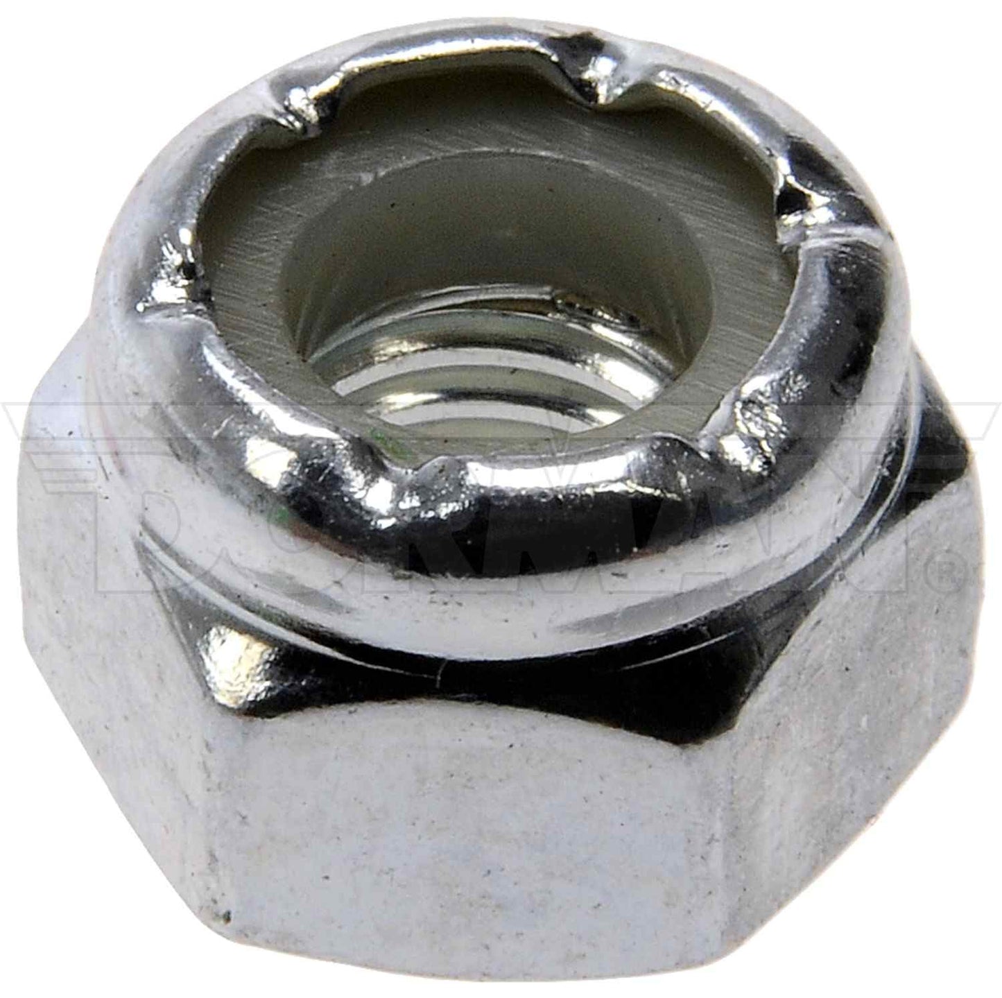 Dorman Autograde Hex Lock Nuts with Nylon Ring Grade 2 Thread Size 1/4-28 Inch 50 Pack 251-010