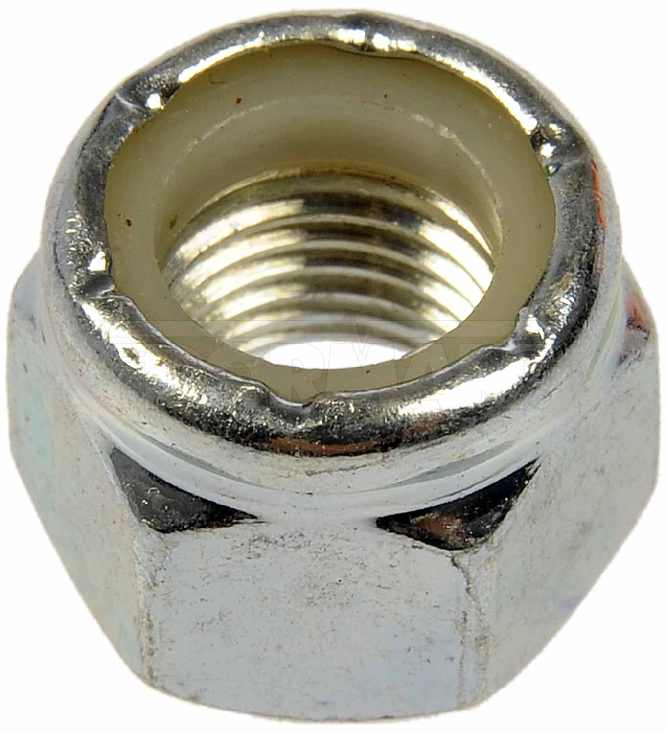 Dorman Autograde Hex Lock Nuts with Nylon Ring Grade 2 Thread Size 3/8-24 Inch for Automotive Repair 251-012