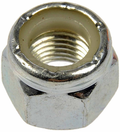 Dorman Autograde Hex Lock Nuts with Nylon Ring Grade 2 Thread Size 3/8-24 Inch for Automotive Repair 251-012