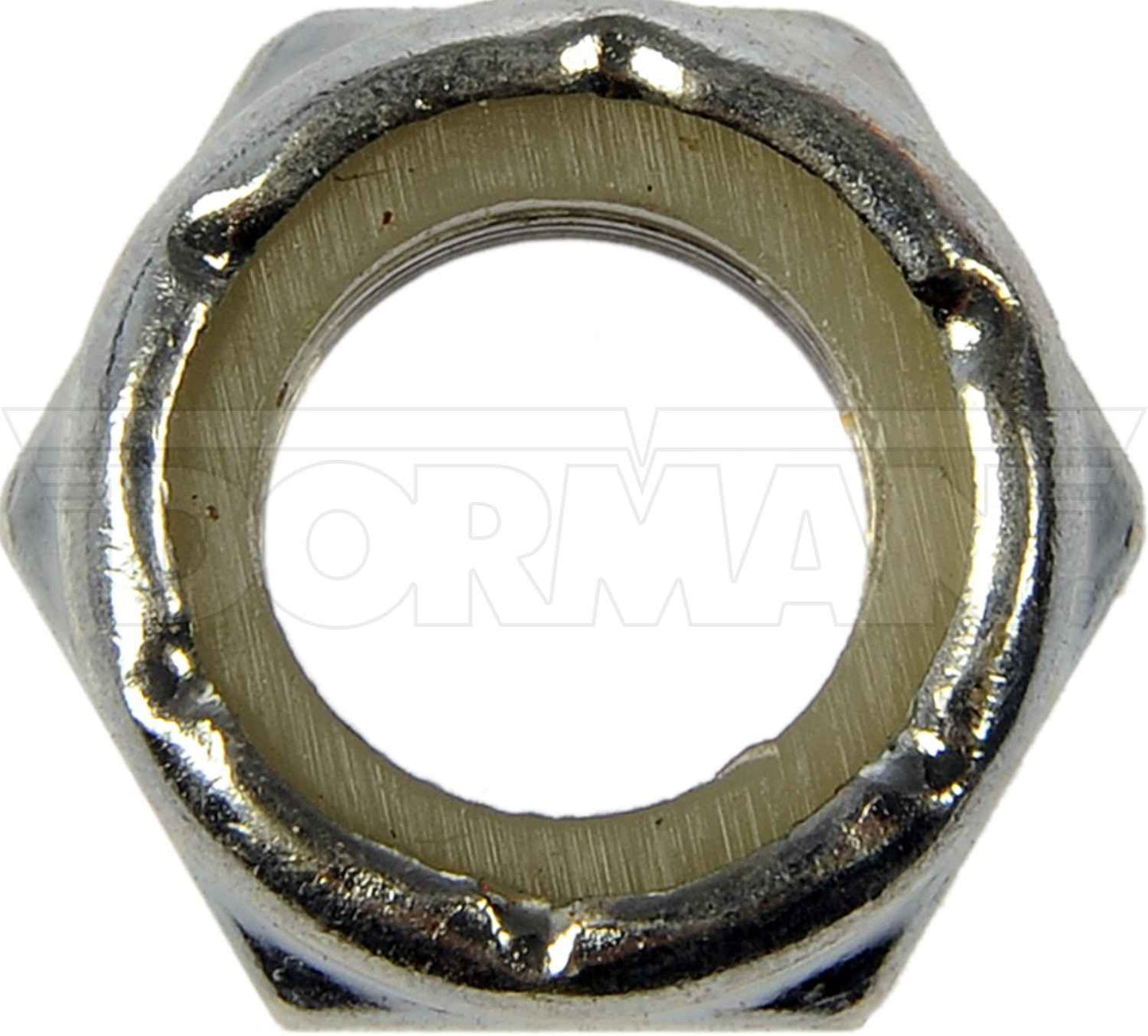Dorman Autograde Hex Lock Nuts with Nylon Ring Grade 2 Thread Size 3/8-24 Inch for Automotive Repair 251-012