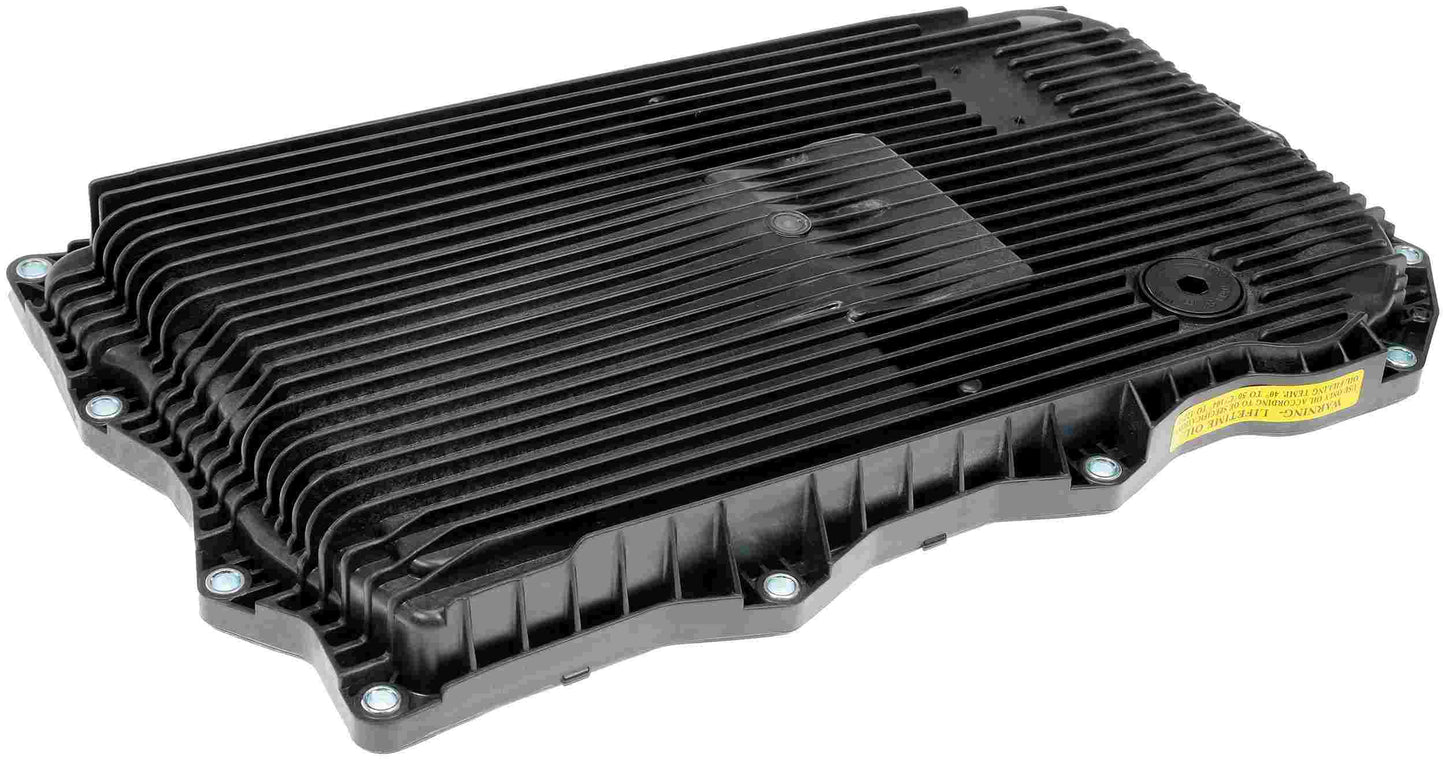 Dorman OE Solutions Transmission Oil Pan with Drain Plug, Gasket and Bolts for 2018-10 BMW, 2019-15 Chrysler, 2013-12 Dodge, 2019-13 Jaguar 265-853