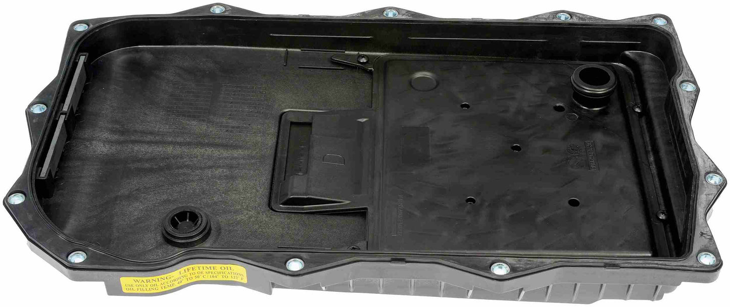 Dorman OE Solutions Transmission Oil Pan with Drain Plug, Gasket and Bolts for 2018-10 BMW, 2019-15 Chrysler, 2013-12 Dodge, 2019-13 Jaguar 265-853