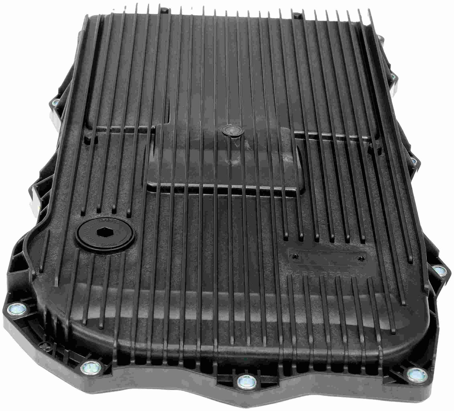 Dorman OE Solutions Transmission Oil Pan with Drain Plug, Gasket and Bolts for 2018-10 BMW, 2019-15 Chrysler, 2013-12 Dodge, 2019-13 Jaguar 265-853