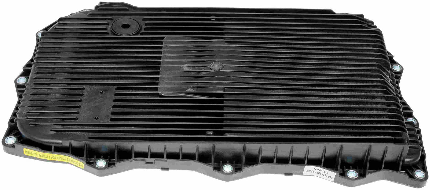 Dorman OE Solutions Transmission Oil Pan with Drain Plug, Gasket and Bolts for 2018-10 BMW, 2019-15 Chrysler, 2013-12 Dodge, 2019-13 Jaguar 265-853