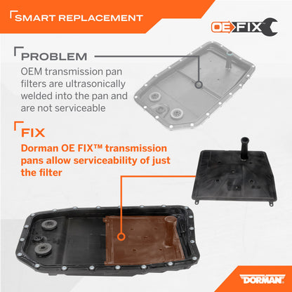 Dorman - OE Solutions Transmission Pan with Drain Plug for Audi Volkswagen 265-878