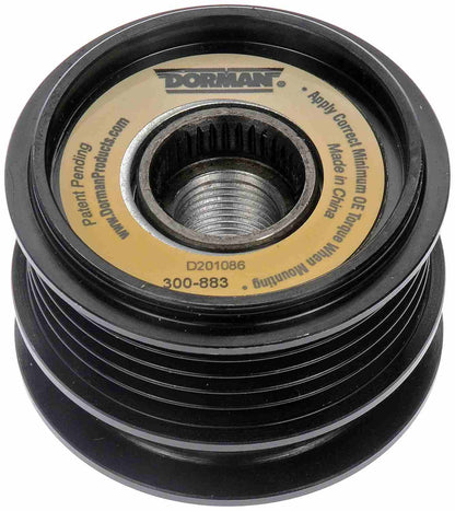 Dorman OE Solutions Alternator Pulley with Clutch for 2010-2015 Volkswagen Jetta, 2011-2010 Volkswagen Golf 300-883