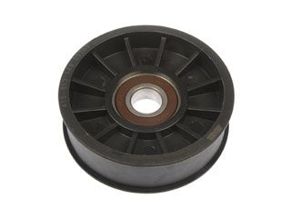 Dorman Idler Pulley, Serpentine, Plastic, Black, Buick, Chevy, GMC, Oldsmobil