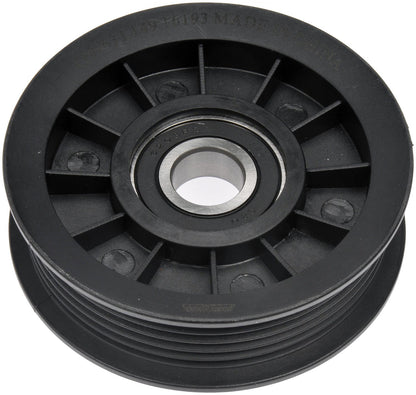 Dorman - TECHoice Drive Belt Idler Pulley for Chevrolet 1993-1988 Ford 2008-2010 GMC 1993-1988 Jaguar 2008-2000 Jeep 2001-1987 Lincoln 2005-2000