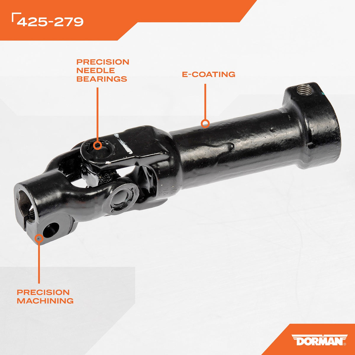 Dorman - OE Solutions Lower Intermediate Steering Shaft Corrosion Resistant for 2005 Dodge Ram 1500/2500/3500