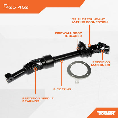 Dorman - OE Solutions Intermediate Steering Shaft with Corrosion Resistant for 2004-2010 Toyota Sienna 425-462
