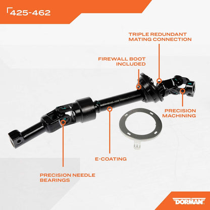 Dorman - OE Solutions Intermediate Steering Shaft with Corrosion Resistant for 2004-2010 Toyota Sienna 425-462