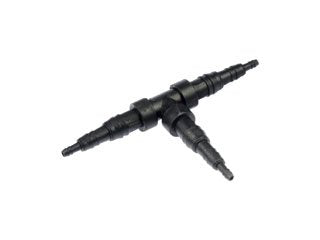 Dorman - Autograde Vacuum Connector Hard Vacuum Tubing Tee 1/8 or 1/4 or 3/8 In. with Black or White for Automotive Use